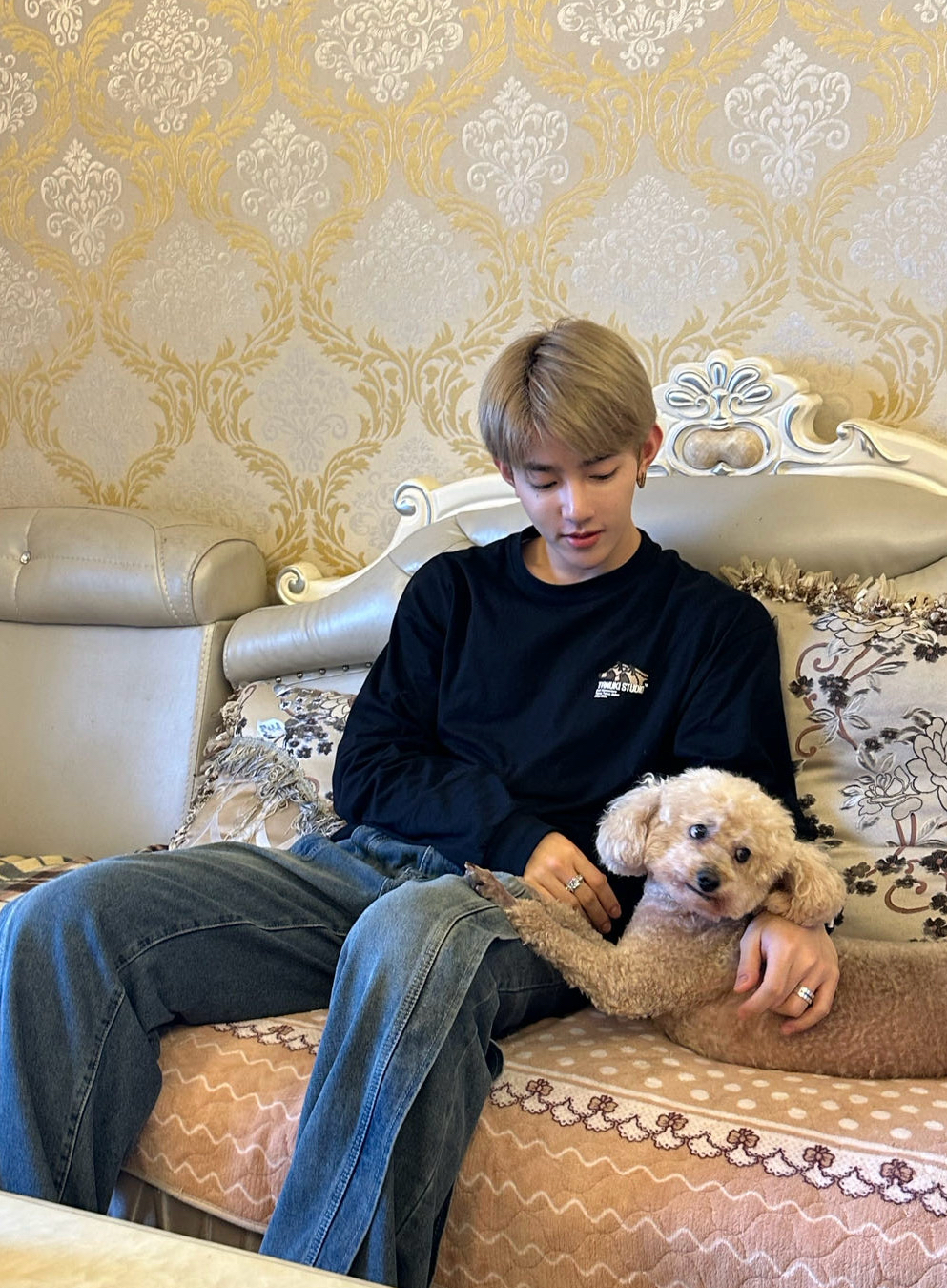 Recent activity shot of Zhang Hao (ZEROBASEONE)