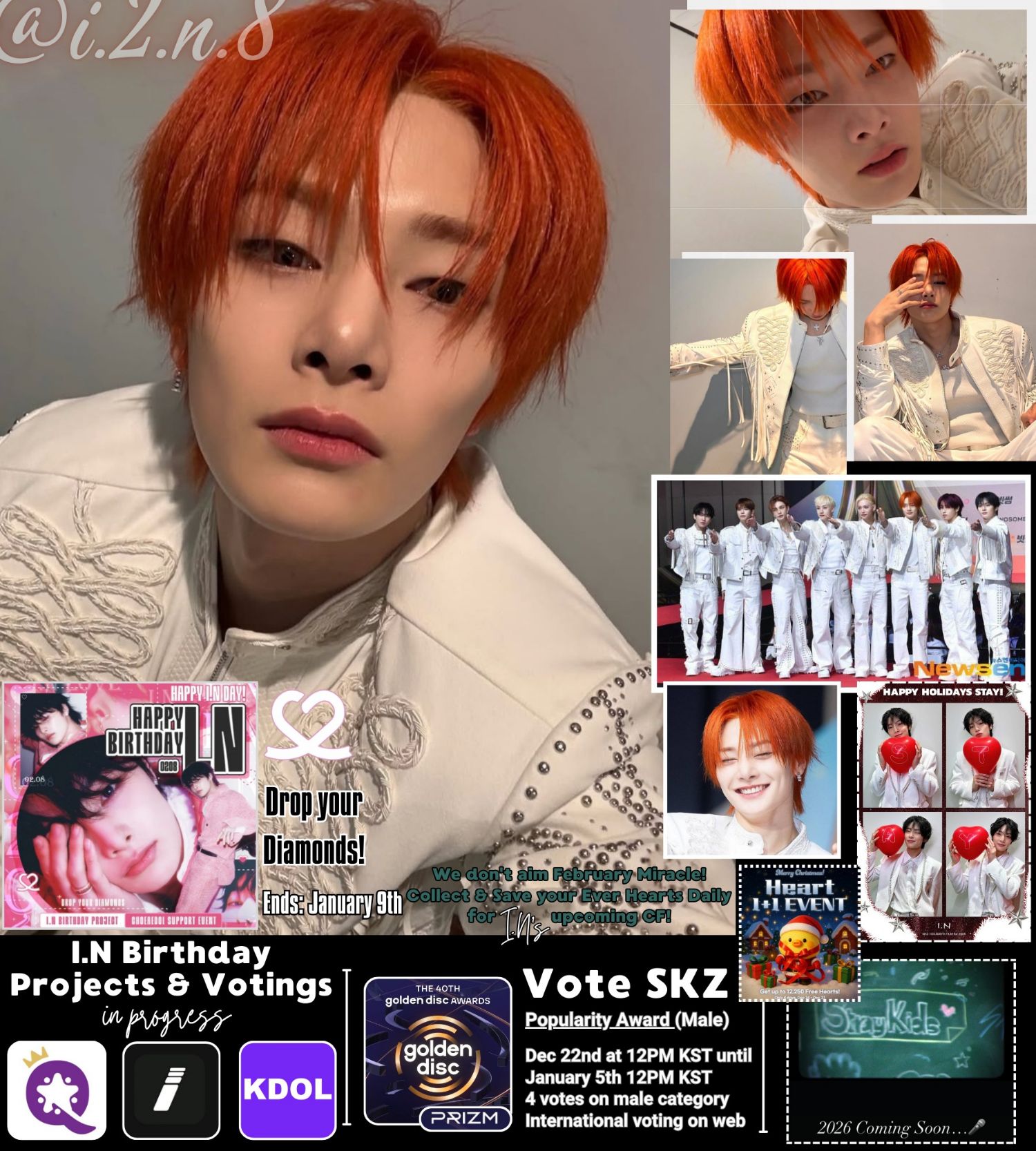 Recent activity shot of I.N (Stray Kids)