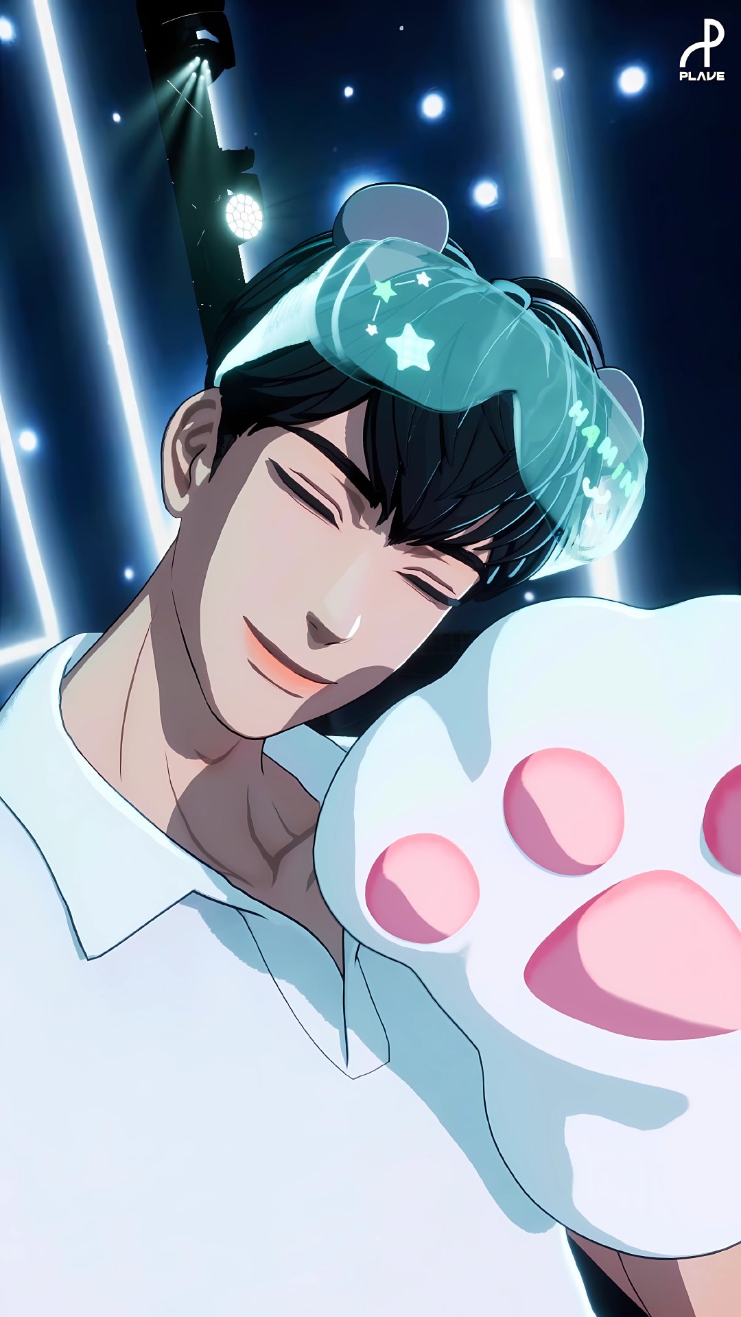 A heartfelt wallpaper shared by Hamin (PLAVE)'s fans