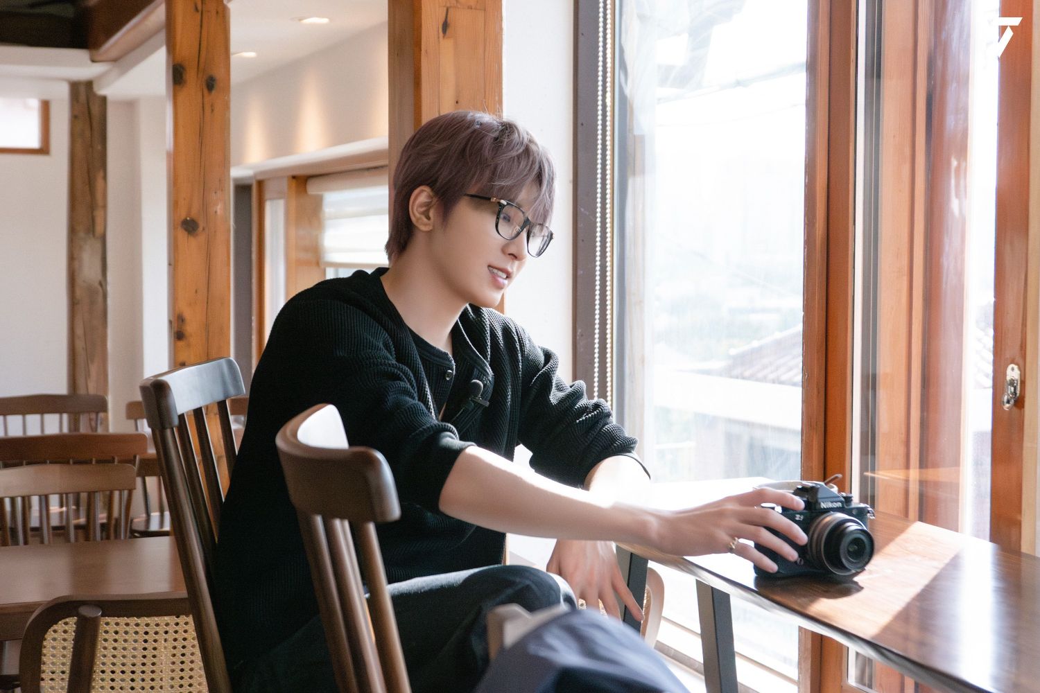 A moment captured by Wonwoo (SEVENTEEN)'s fan