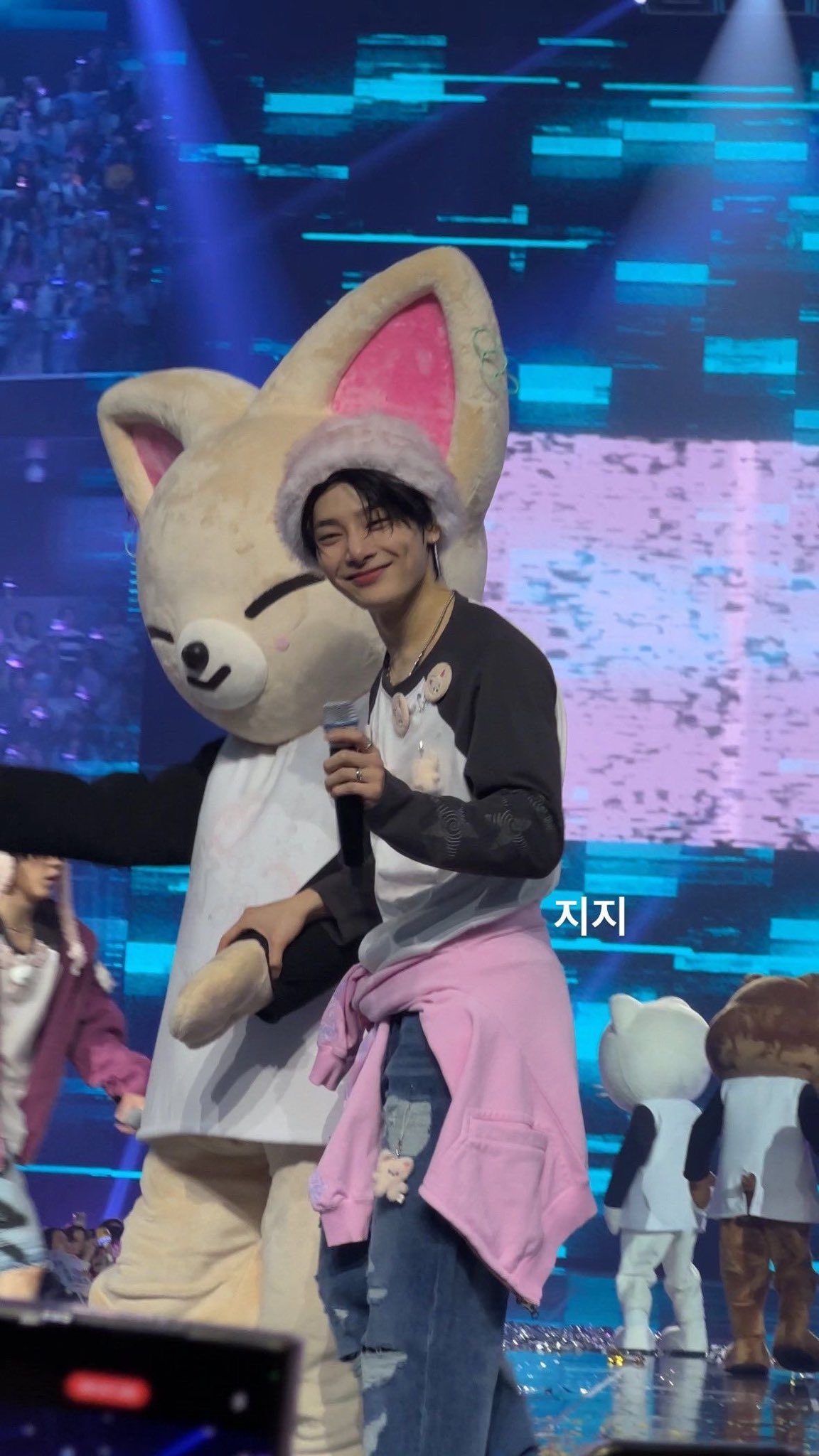 A moment captured by I.N (Stray Kids)'s fan
