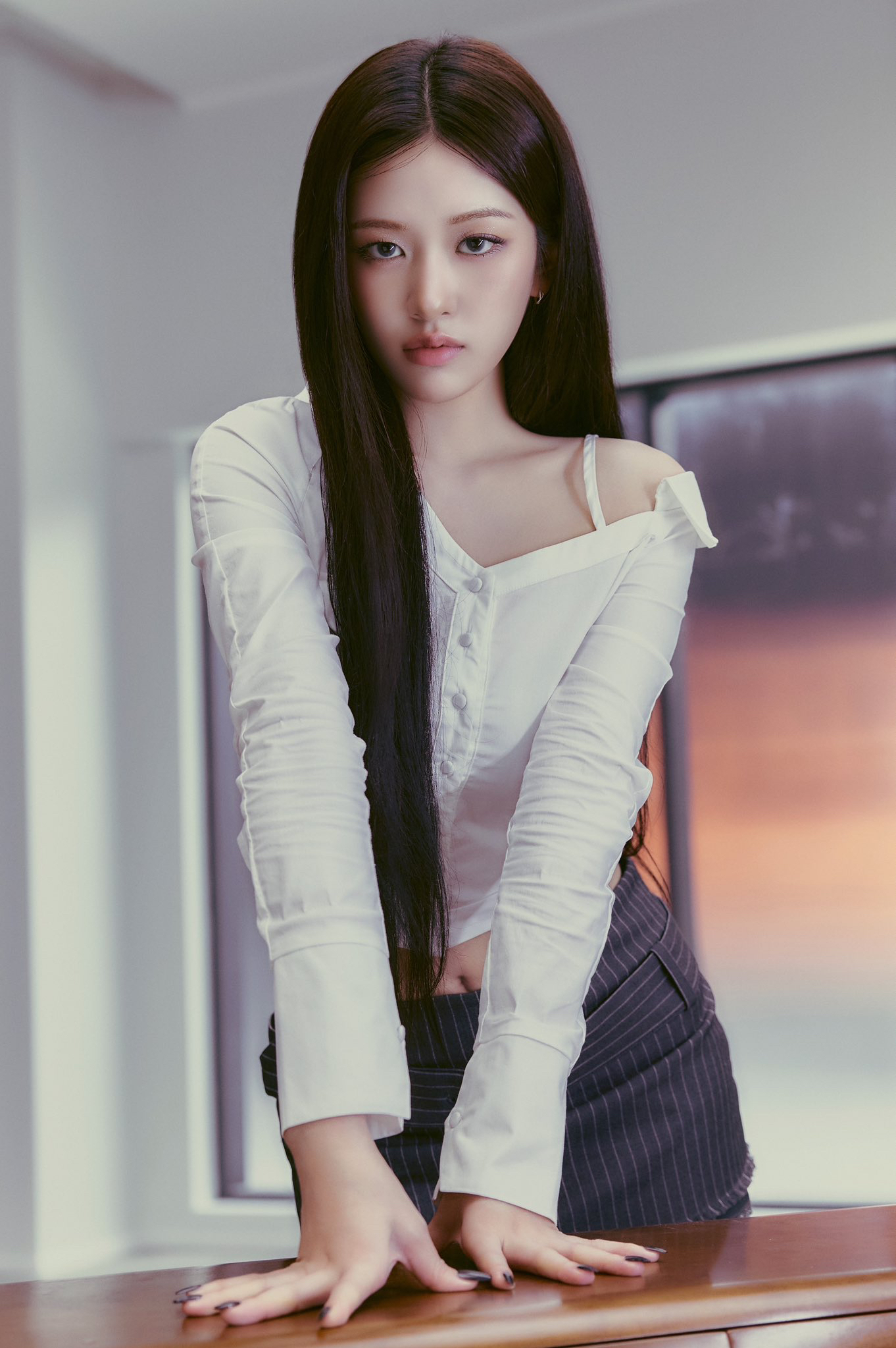 A moment captured by An Yujin (IVE)'s fan