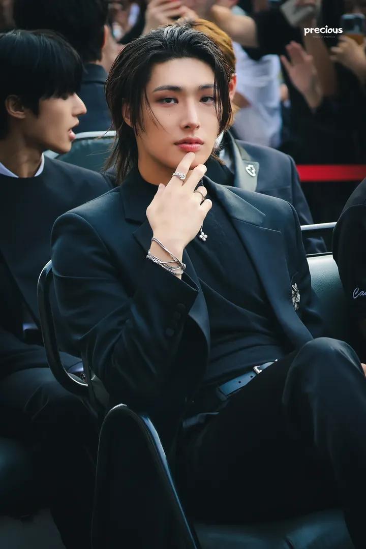 A moment captured by Mingi (ATEEZ)'s fan