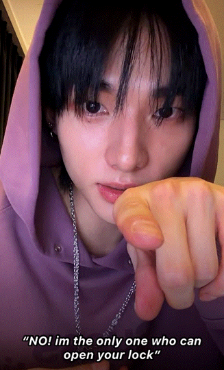 A moment captured by Hyunjin (Stray Kids)'s fan