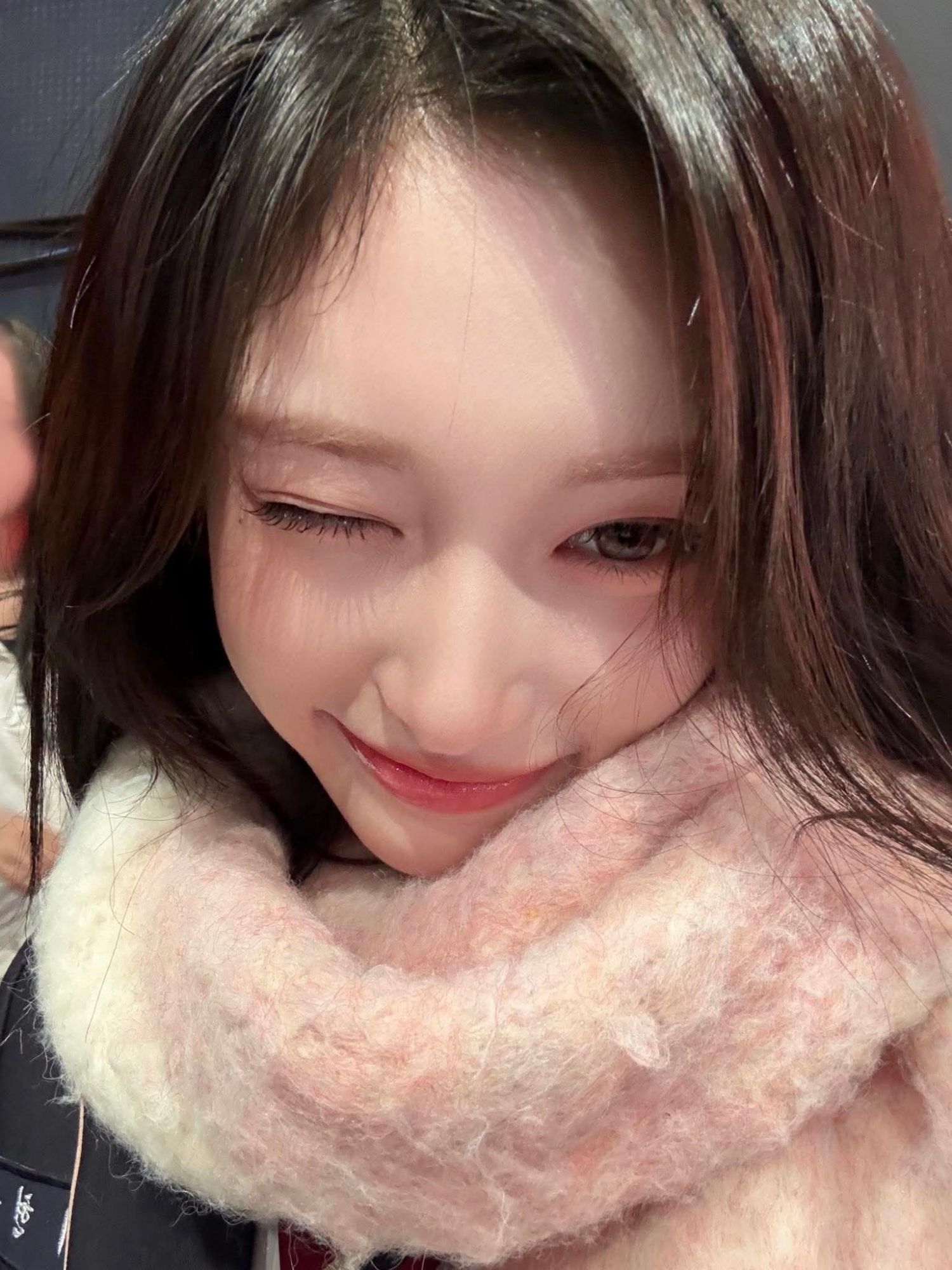 A moment captured by Leeseo (IVE)'s fan