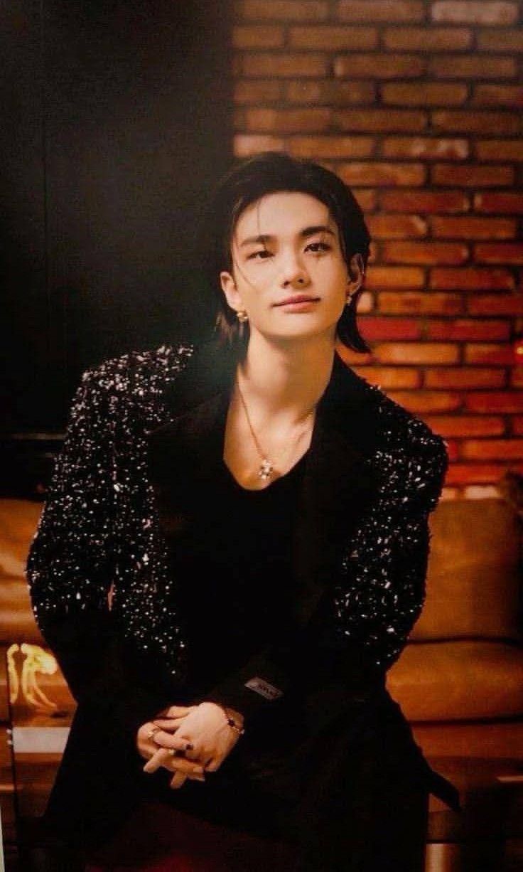 Behind-the-scenes cut of Hyunjin (Stray Kids)