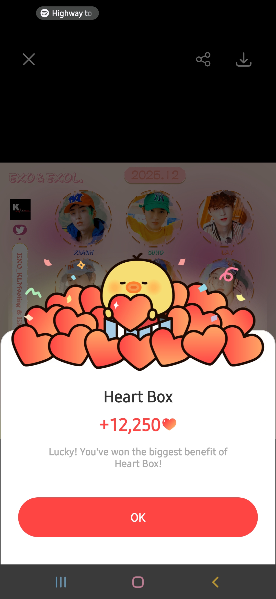 Today's most popular wallpaper in the EXO community