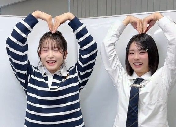 Recent activity shot of Kasahara Momona (ME:I)