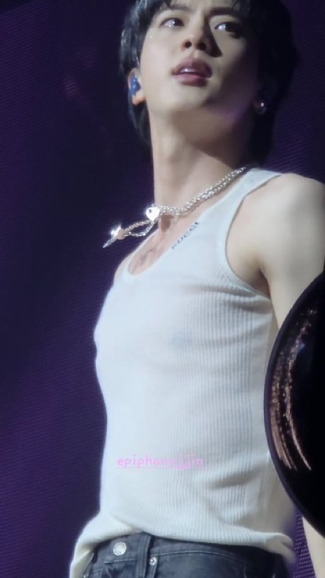 A heartfelt wallpaper shared by Jin (BTS)'s fans