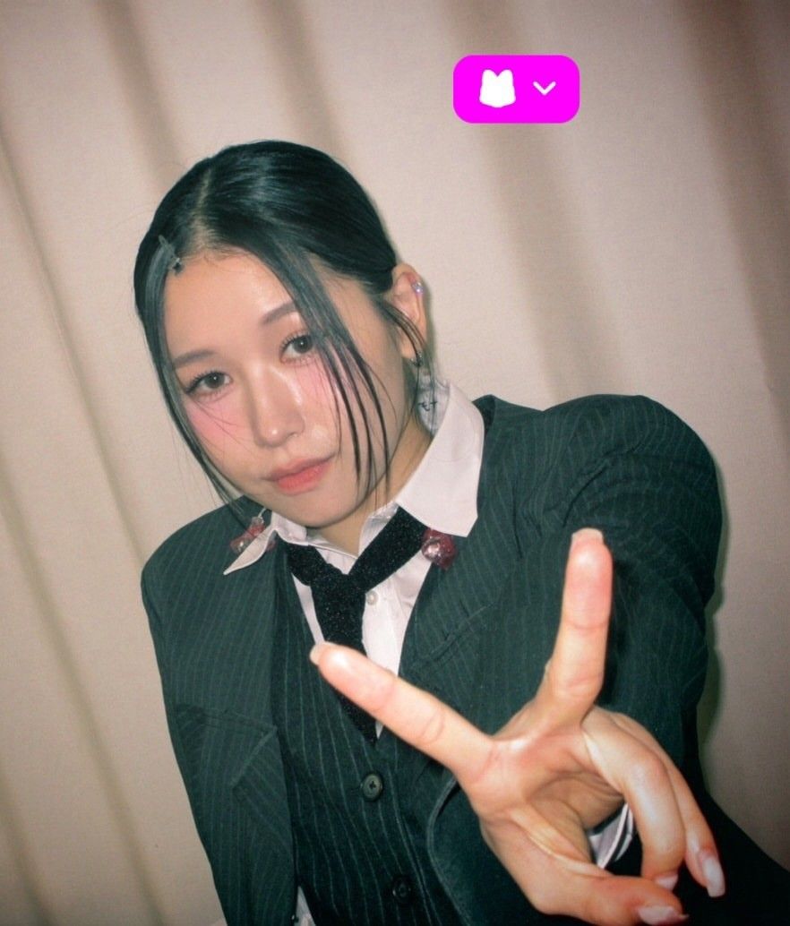 Recent activity shot of Kasahara Momona (ME:I)