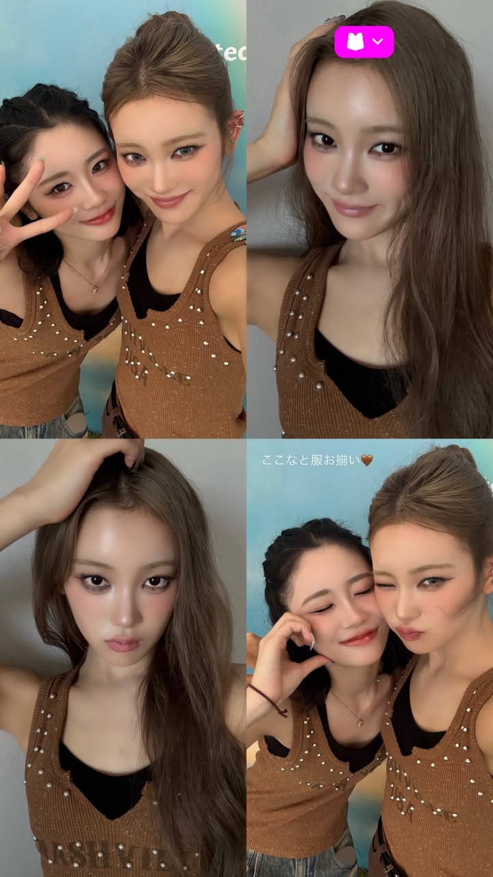 櫻井美羽 (ME:I)の舞台裏ショット