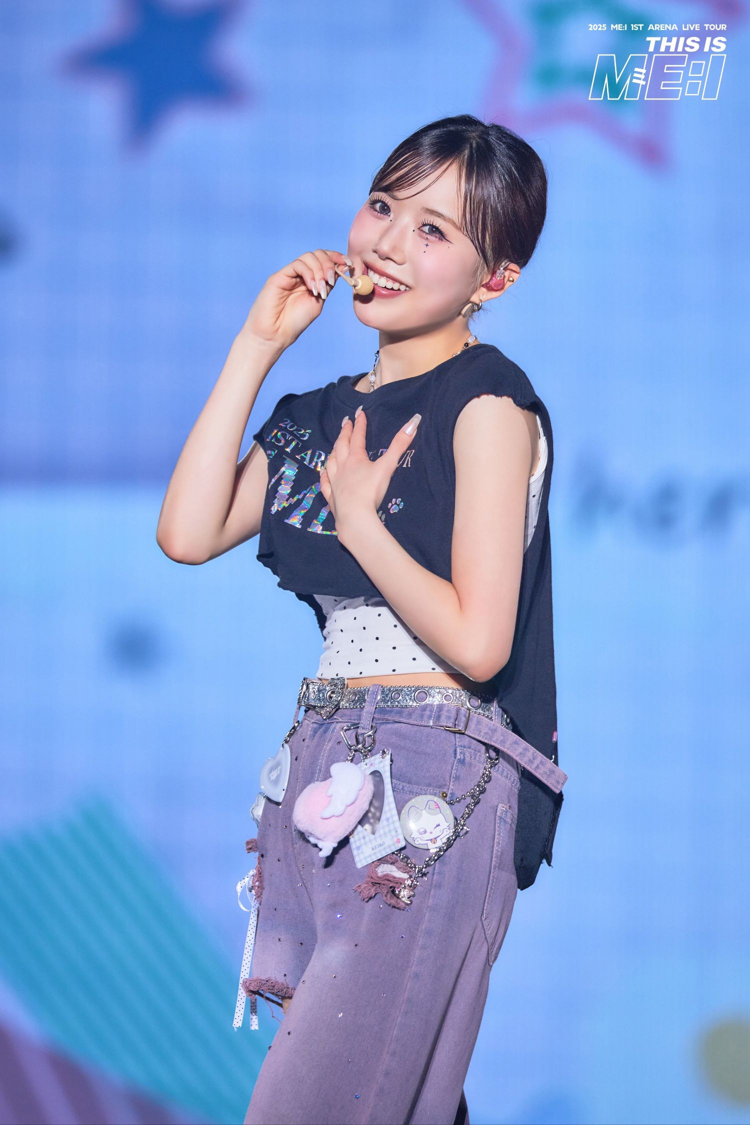 Behind-the-scenes cut of Shimizu Keiko (ME:I)