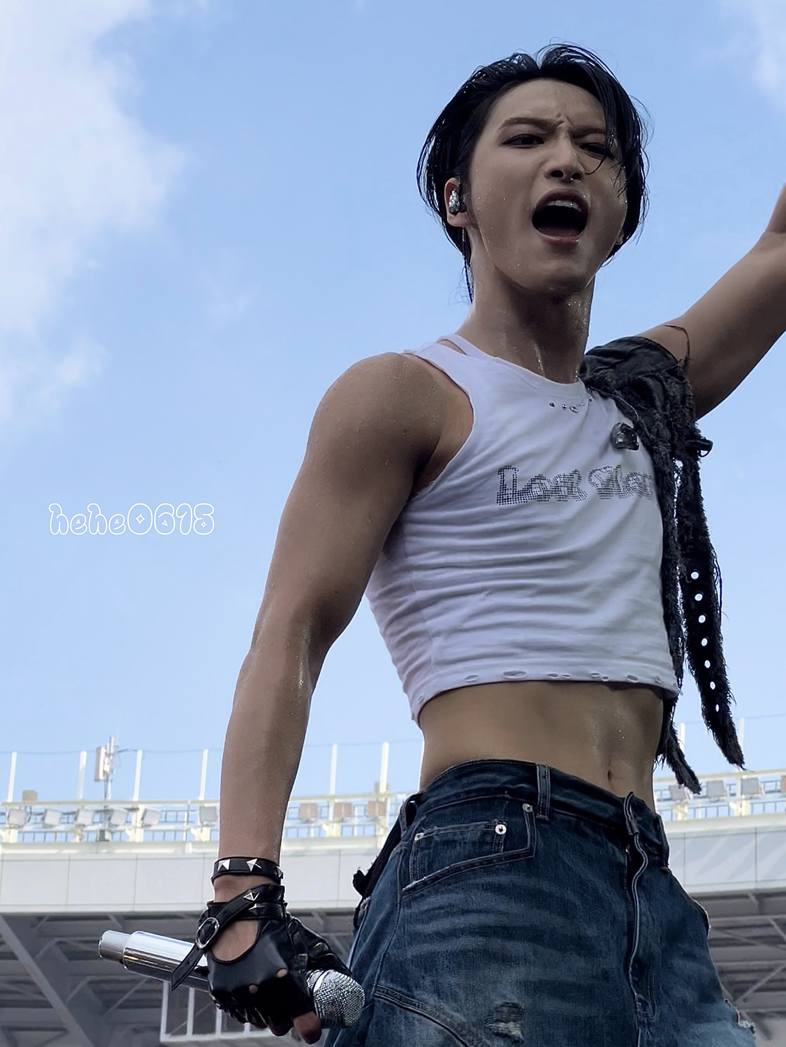 Recent activity shot of Seonghwa (ATEEZ)