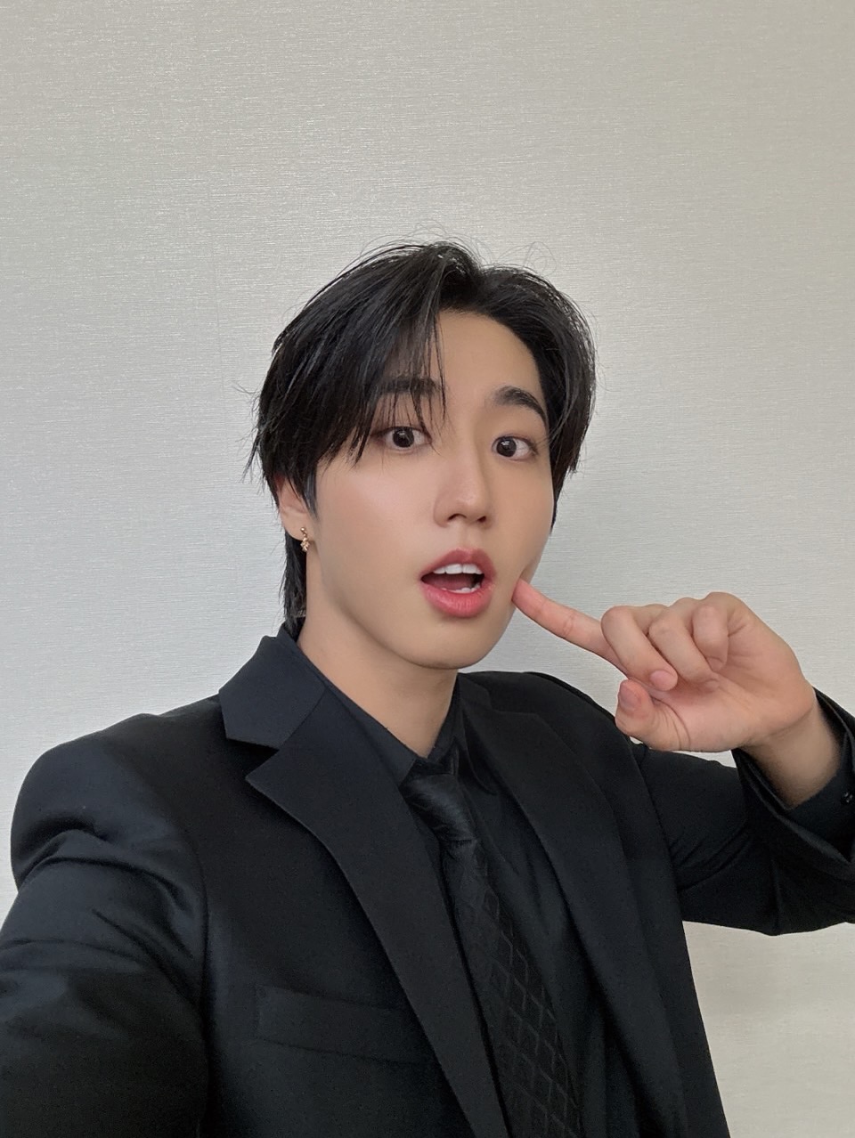 A moment captured by HAN (Stray Kids)'s fan