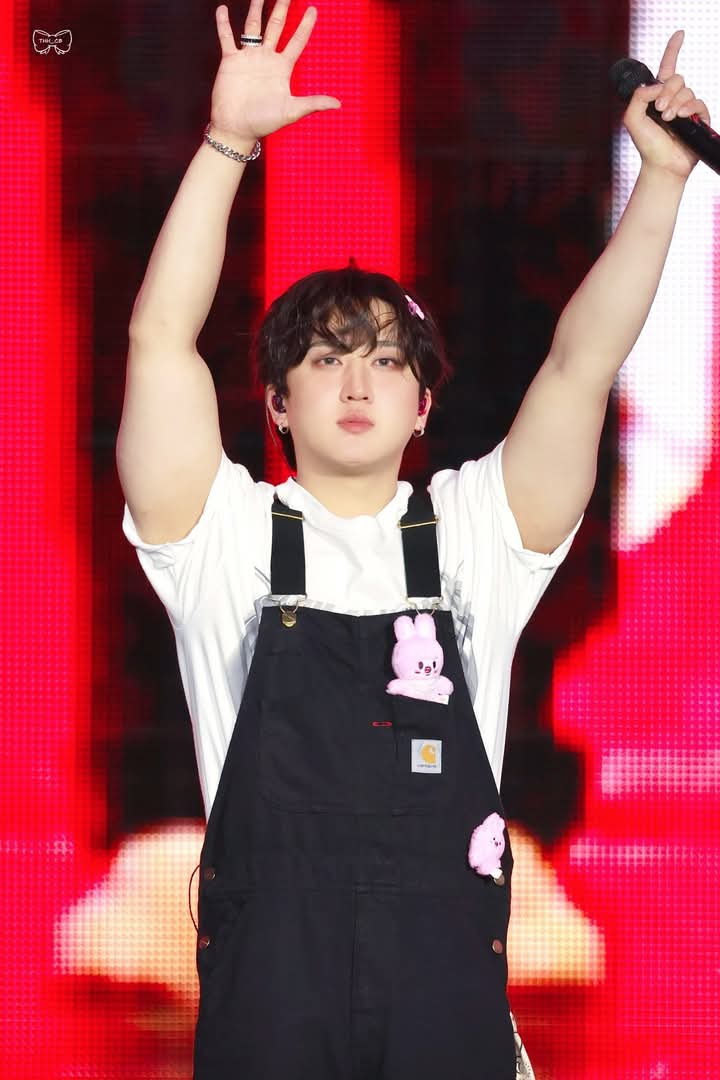 A moment captured by Changbin (Stray Kids)'s fan