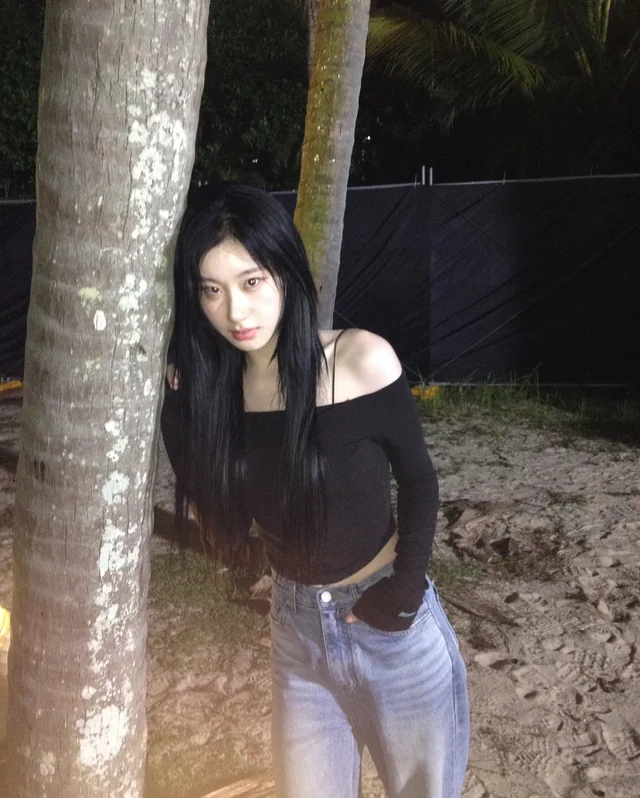 A moment captured by Chaeryeong (ITZY)'s fan