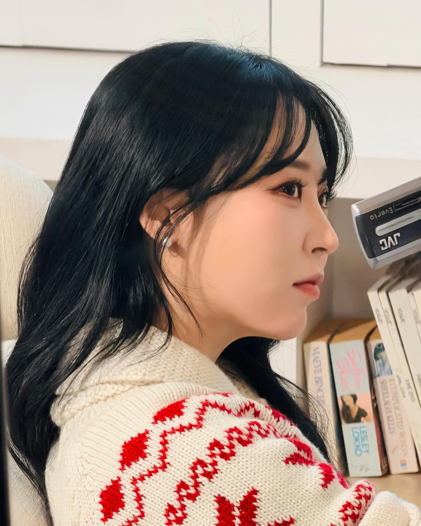 ムンビョル (MAMAMOO)の舞台裏ショット