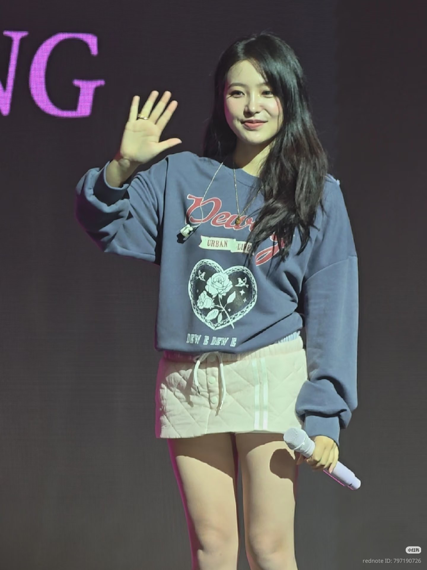 A moment captured by Yeri (Red Velvet)'s fan