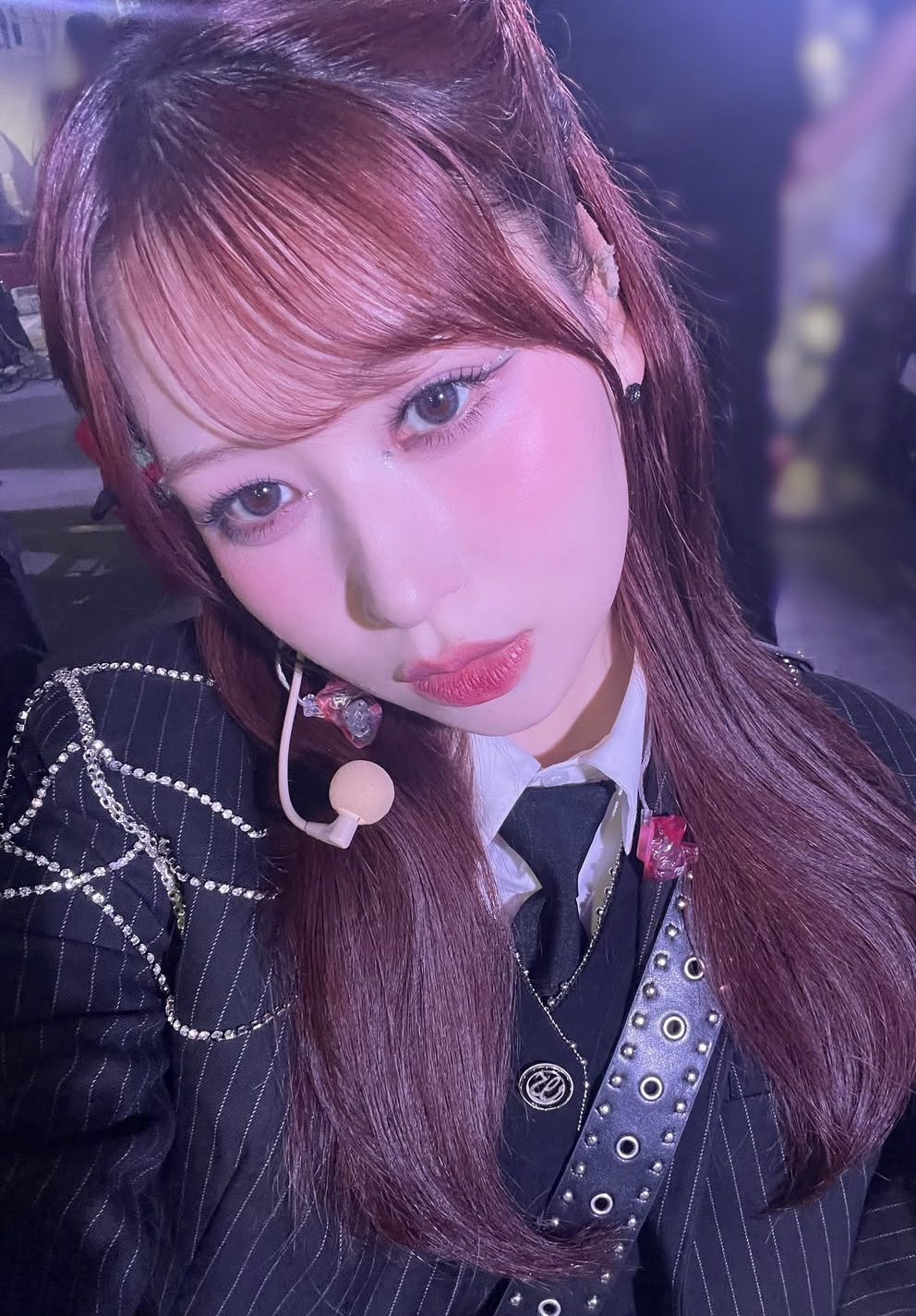 Recent activity shot of Kasahara Momona (ME:I)