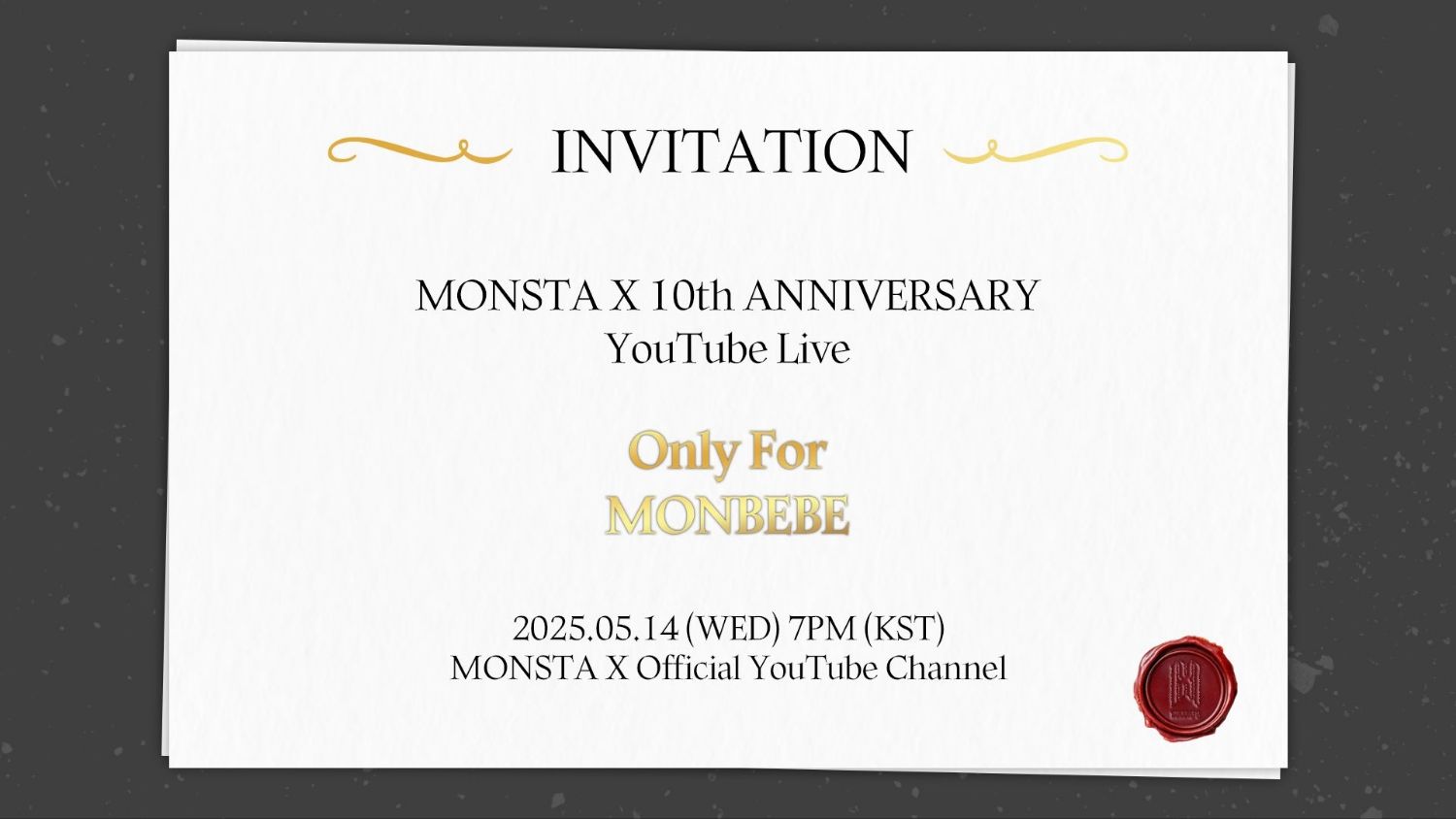 Recent activity shot of MONSTA X