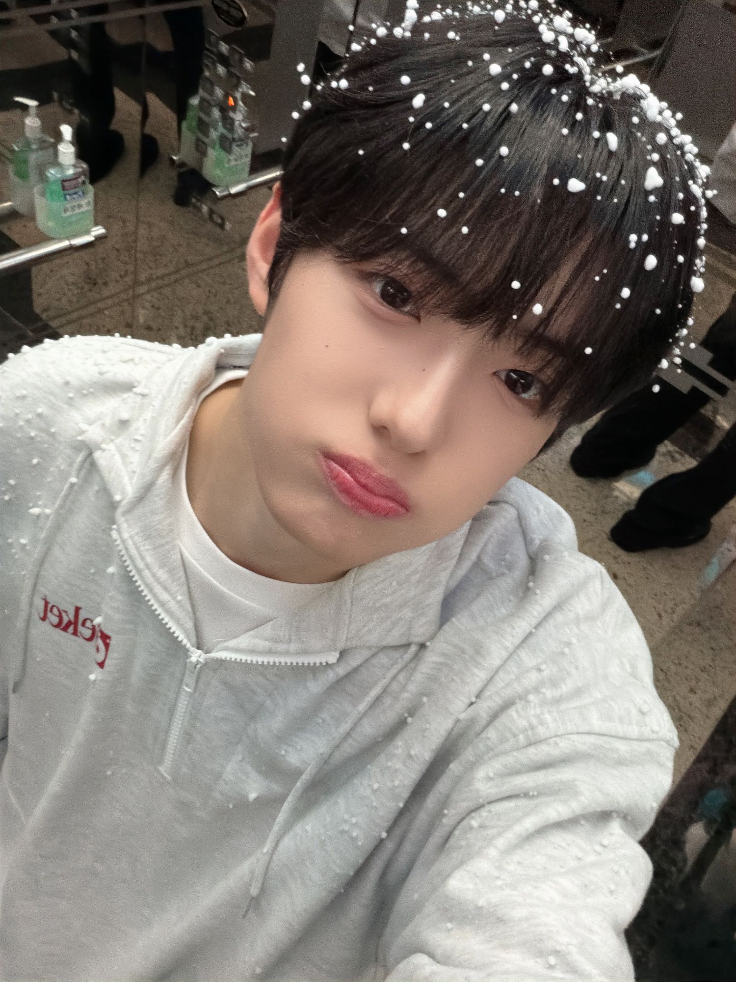 Behind-the-scenes cut of Chung Sanghyeon (ALPHA DRIVE ONE)