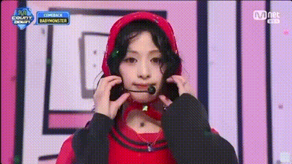 Behind-the-scenes cut of Ahyeon (BABYMONSTER)