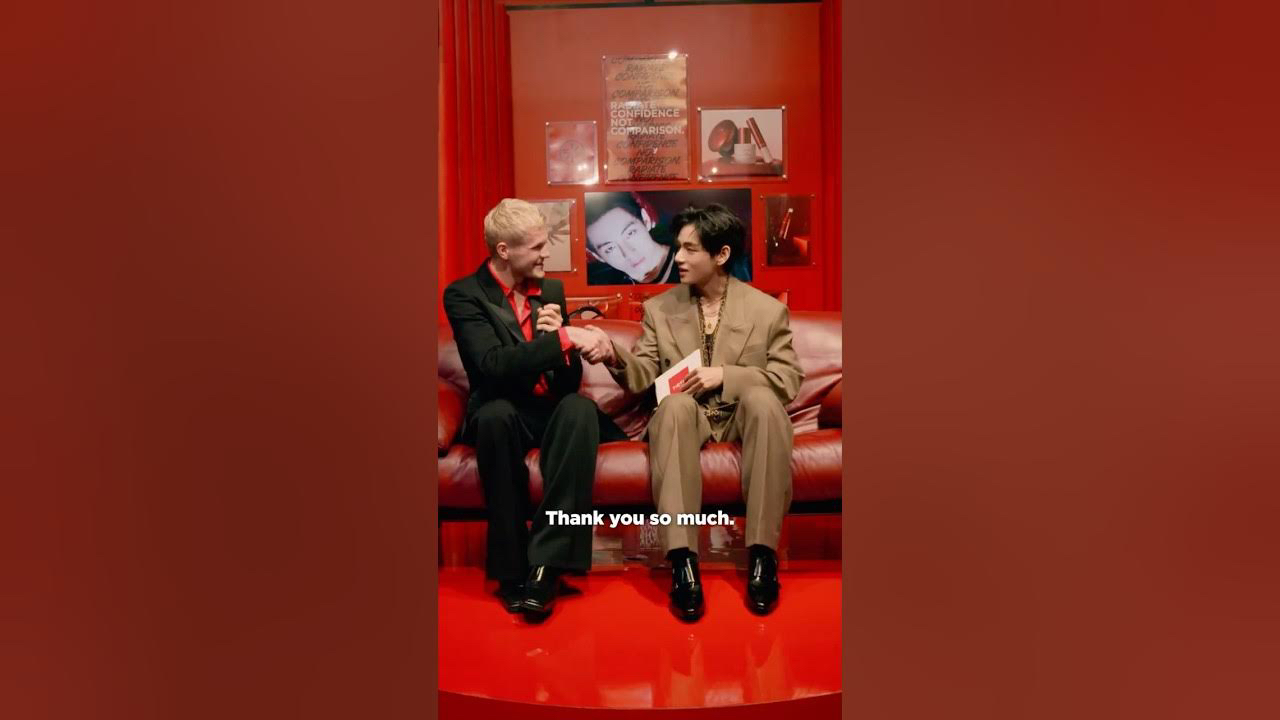 V (BTS)の舞台裏ショット