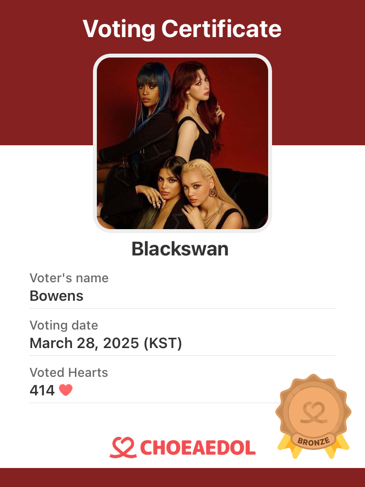 Recent activity shot of Blackswan