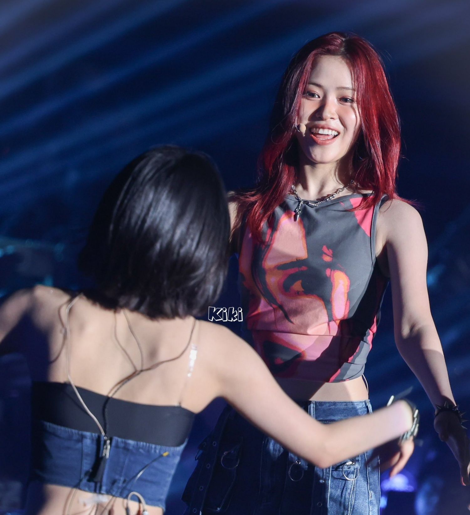 A moment captured by ITZY's fan