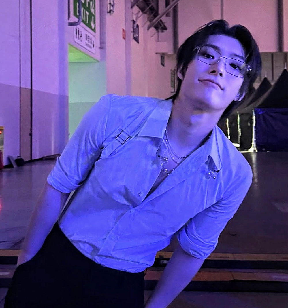 Recent activity shot of Mingi (ATEEZ)