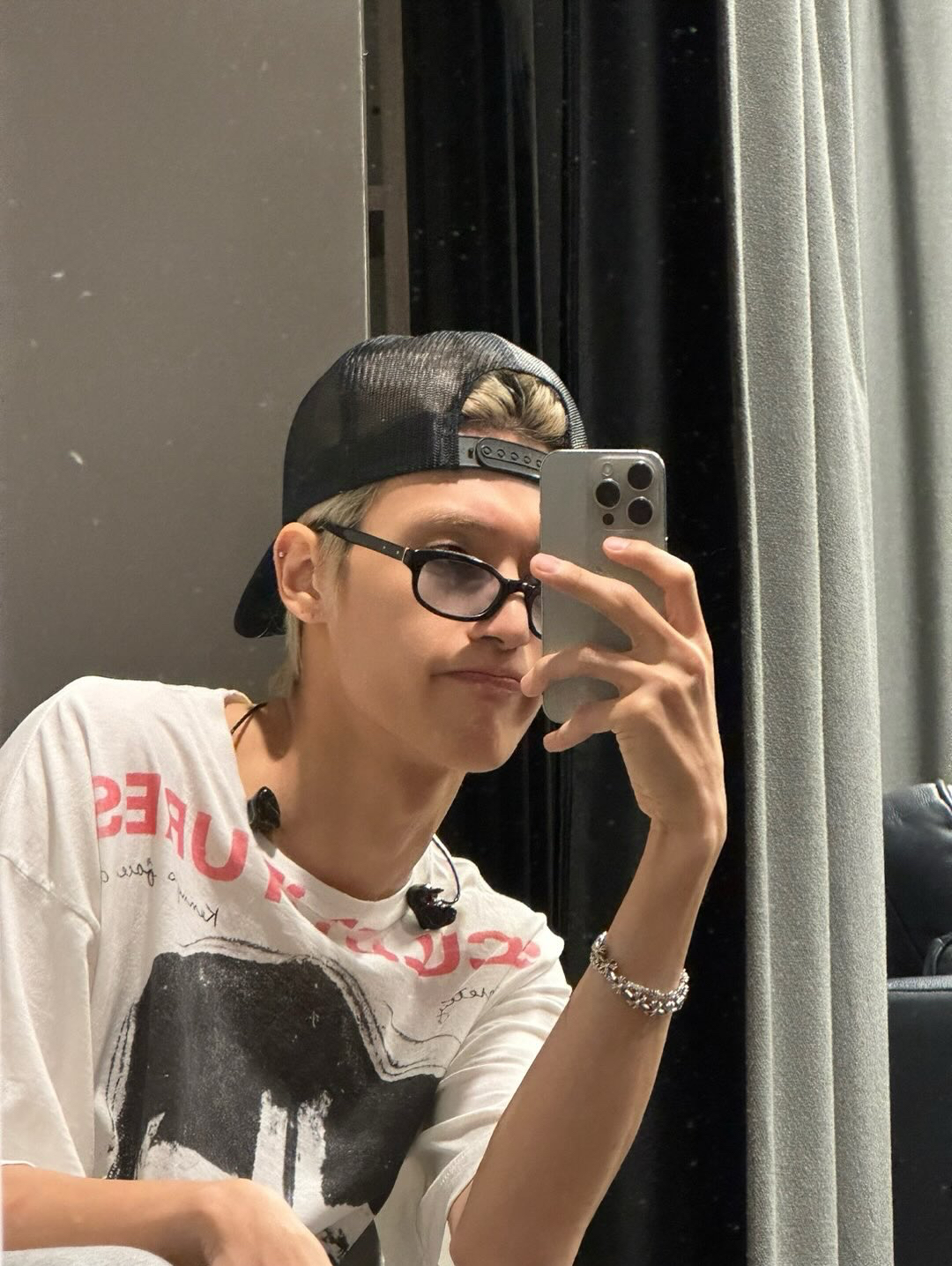 Recent activity shot of Wooyoung (ATEEZ)