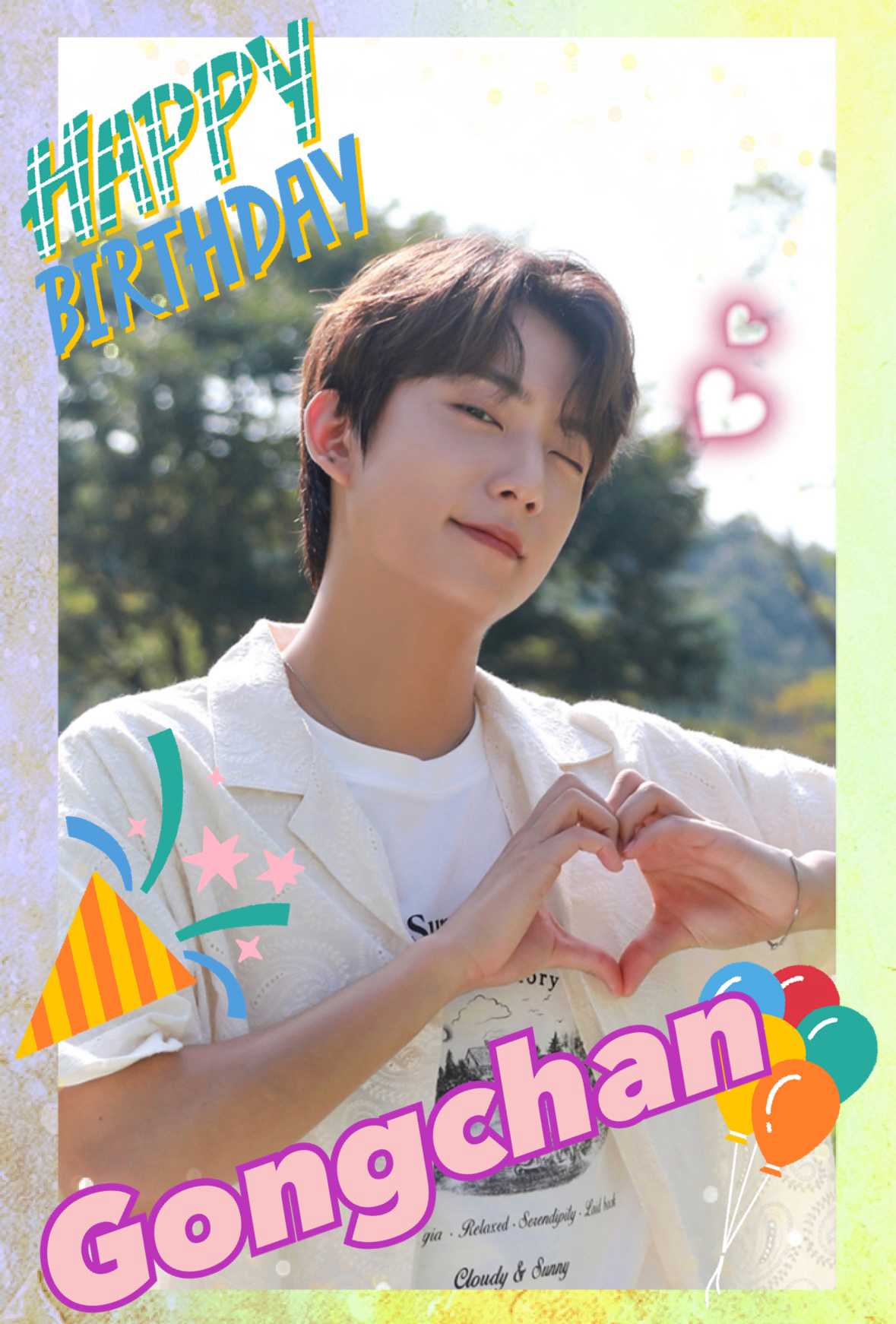 Behind-the-scenes cut of Gongchan (B1A4)