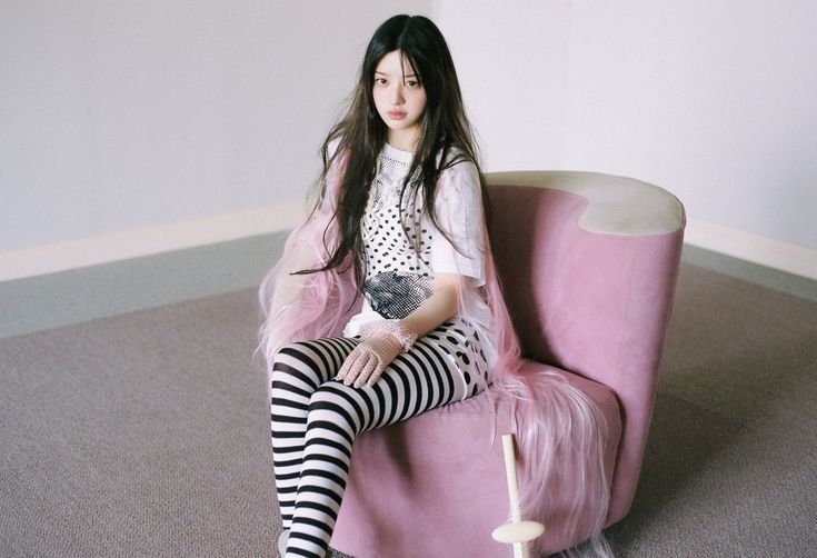 Recent activity shot of Minju (ILLIT)