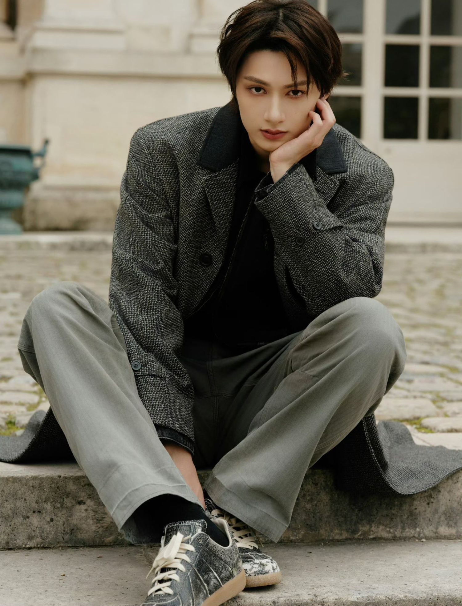 A moment captured by Jun (SEVENTEEN)'s fan