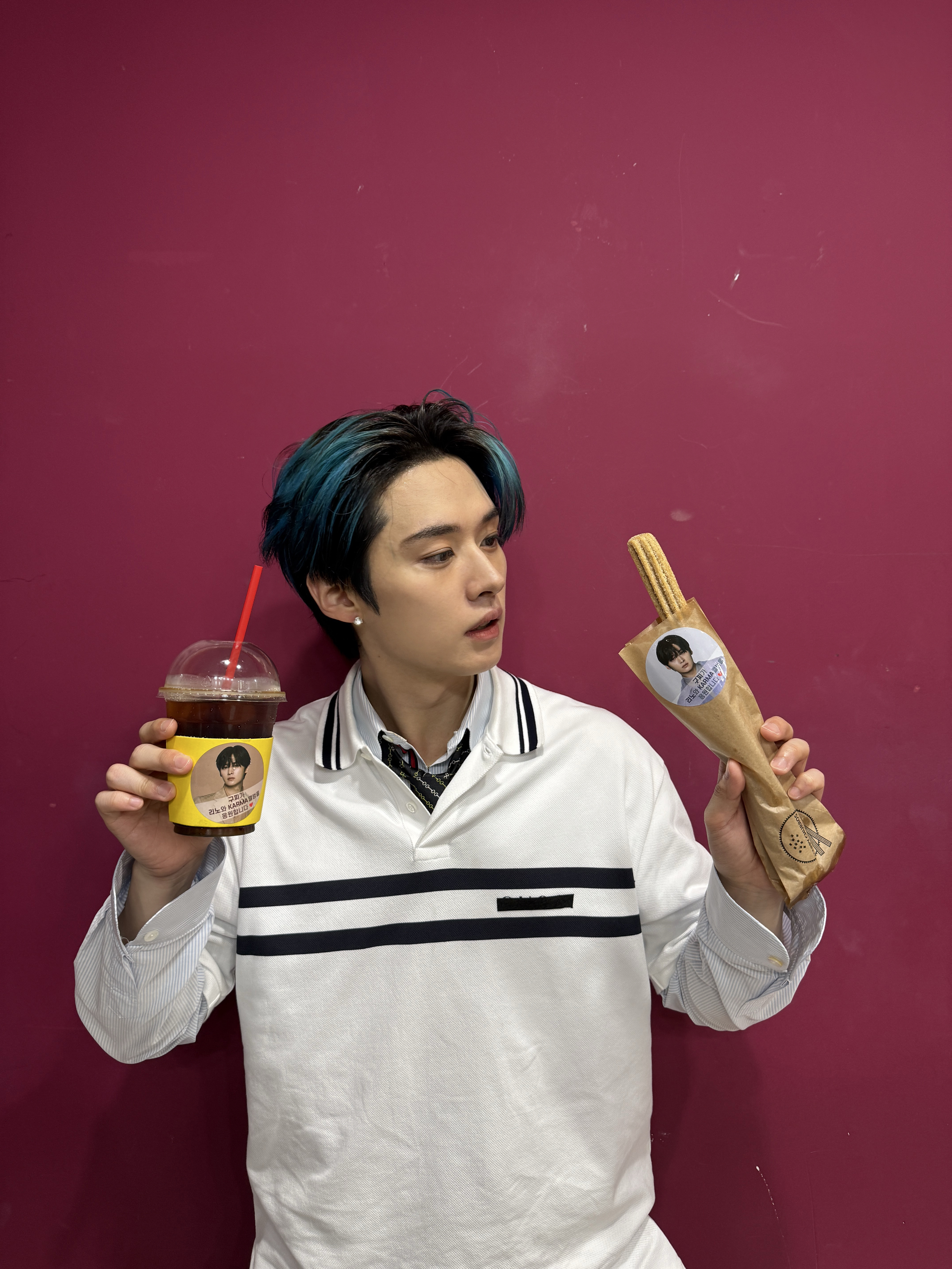 Recent activity shot of Lee Know (Stray Kids)