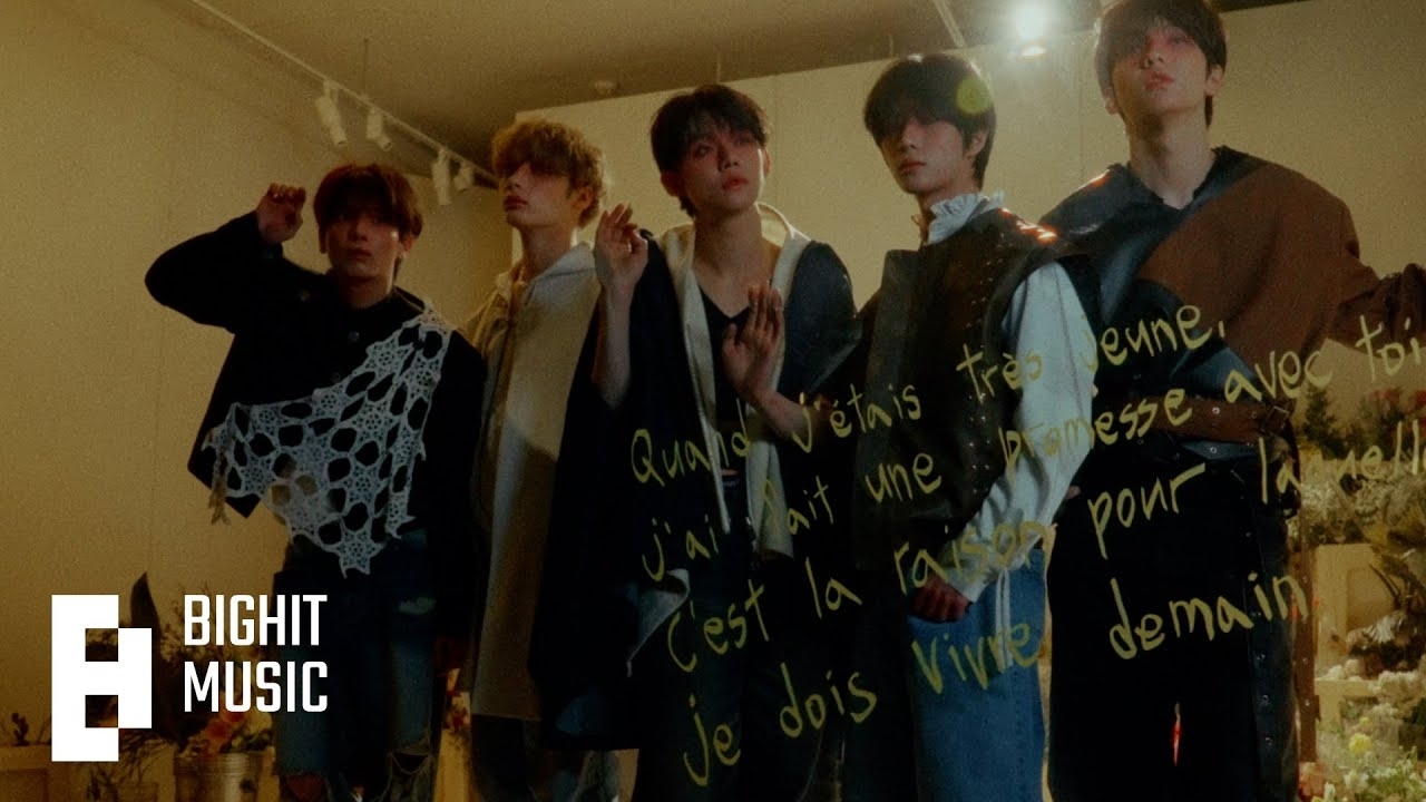 A moment captured by TOMORROW X TOGETHER's fan