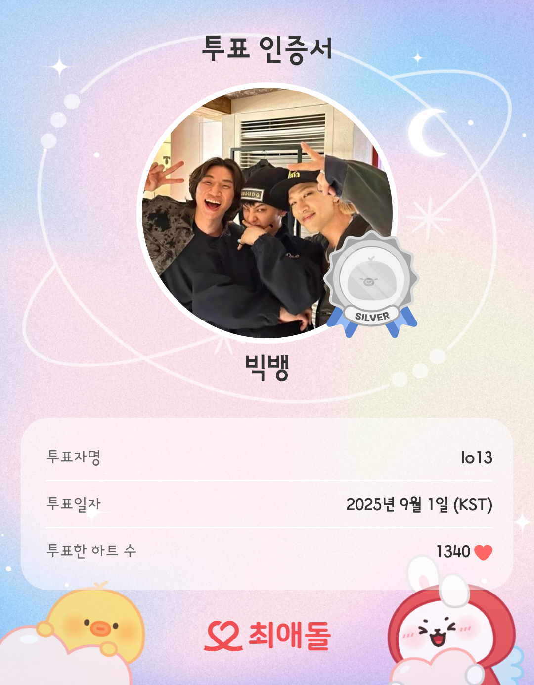 Recent activity shot of BIGBANG