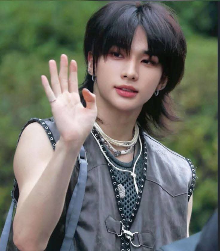 Recent activity shot of Hyunjin (Stray Kids)