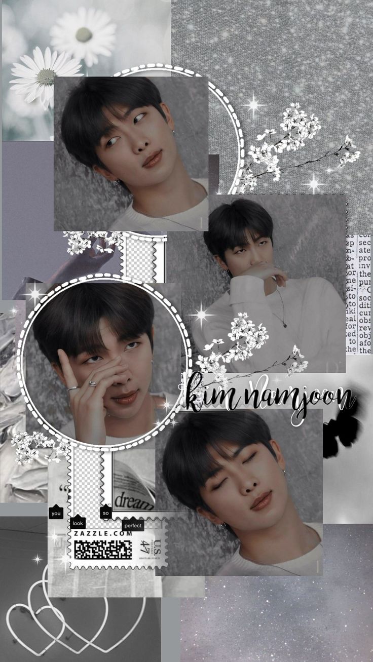 A heartfelt wallpaper shared by RM (BTS)'s fans