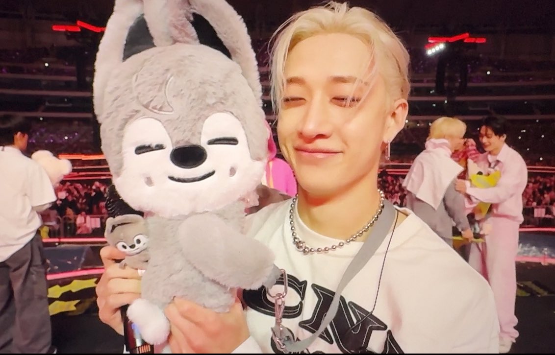 A moment captured by Bang Chan (Stray Kids)'s fan