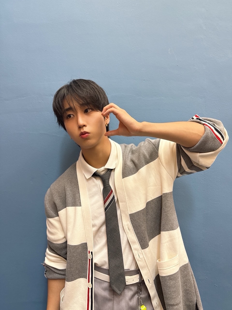 A moment captured by HAN (Stray Kids)'s fan