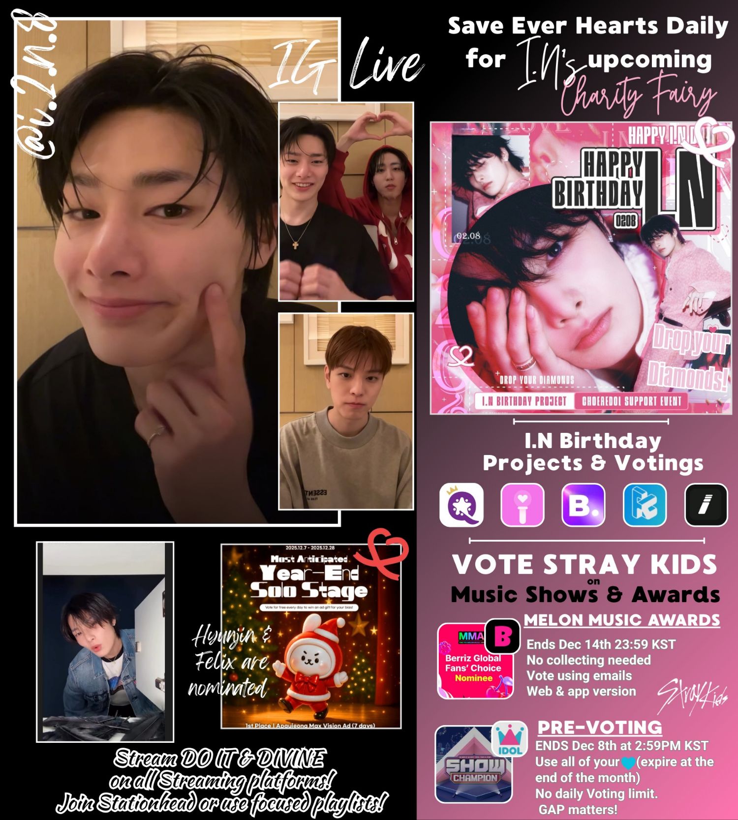 Latest photo of I.N (Stray Kids)