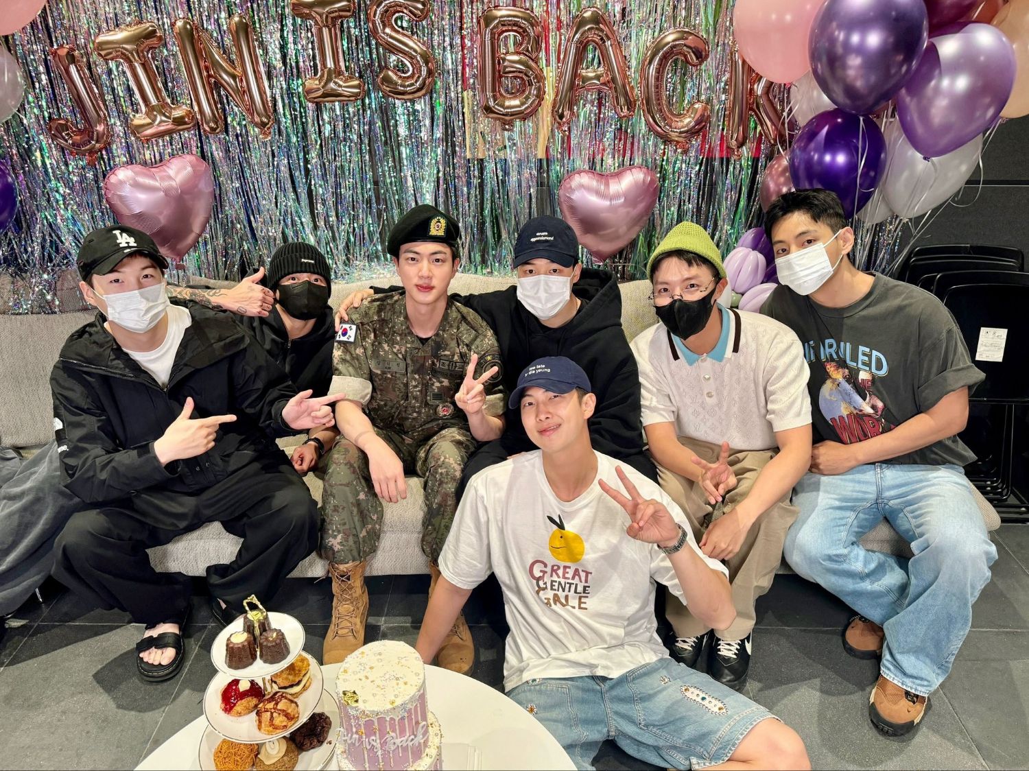 Recent activity shot of BTS