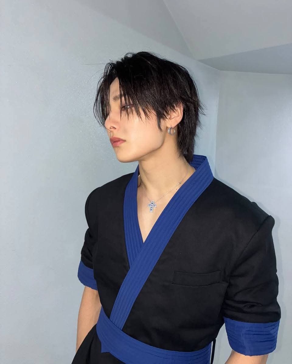 A moment captured by I.N (Stray Kids)'s fan