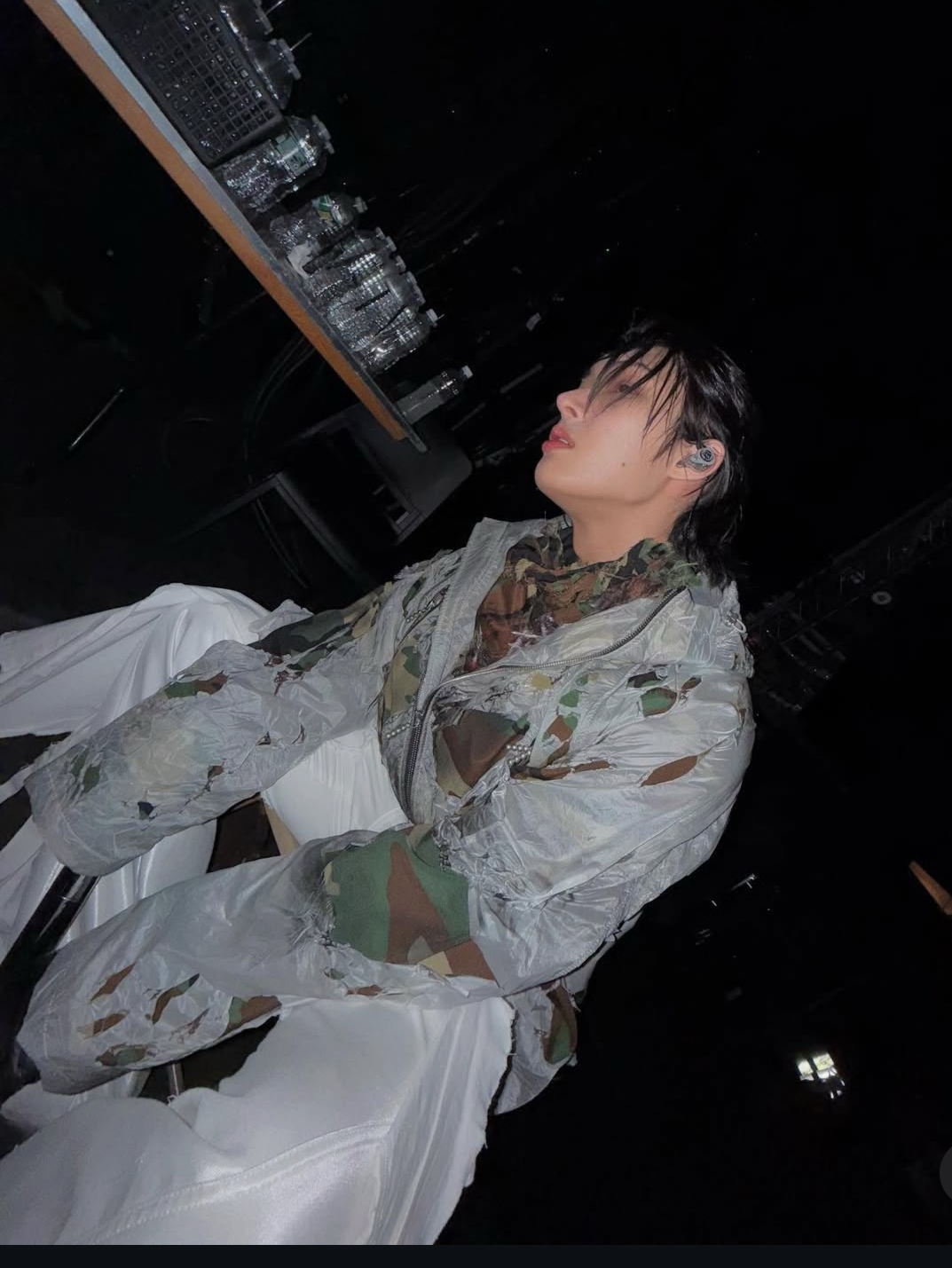 Recent activity shot of Mingi (ATEEZ)
