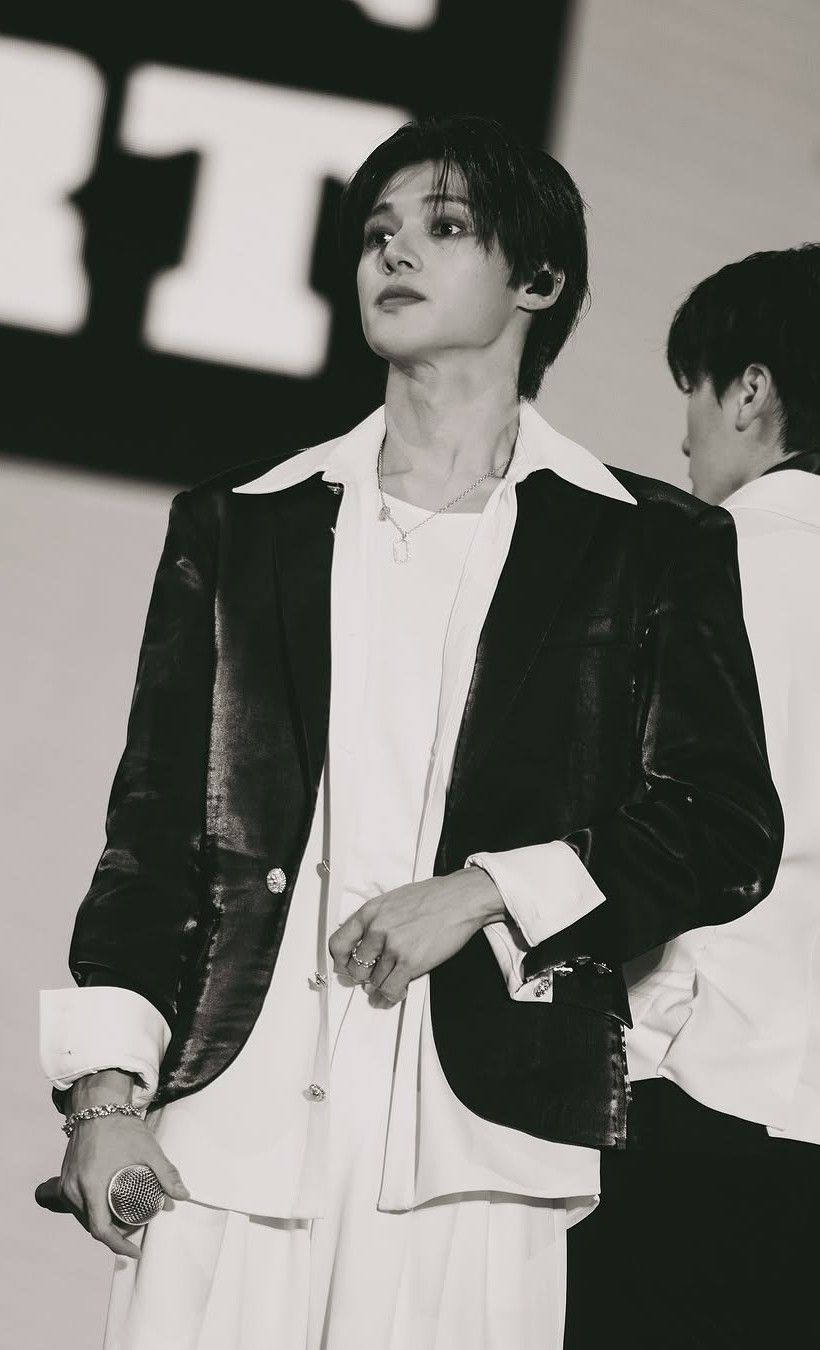 Recent activity shot of Wooyoung (ATEEZ)