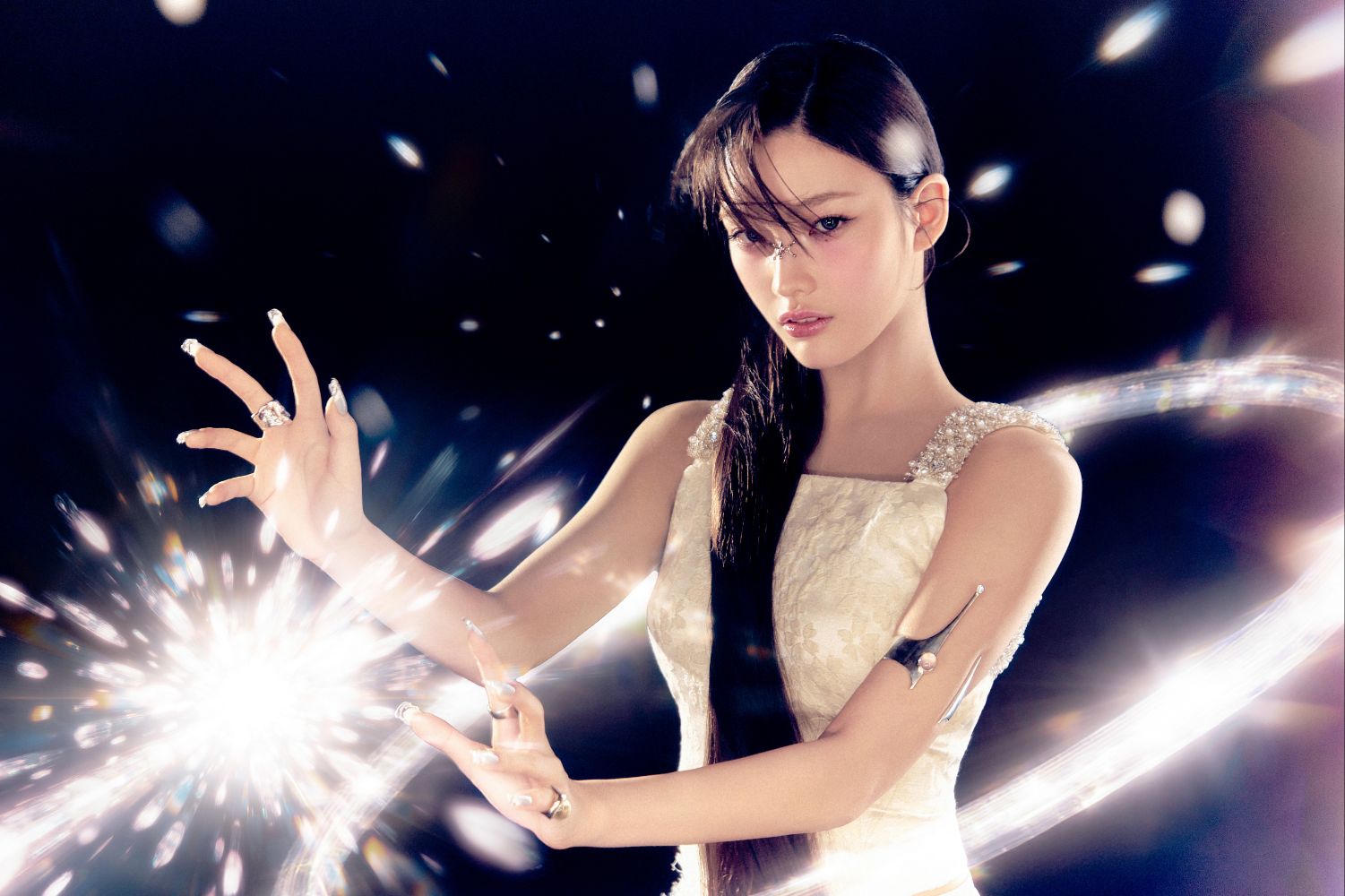 A moment captured by Iroha (ILLIT)'s fan