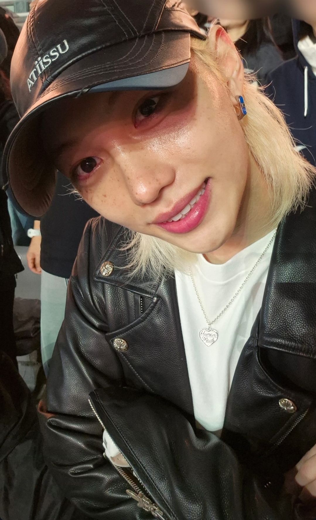 Recent activity shot of Felix (Stray Kids)