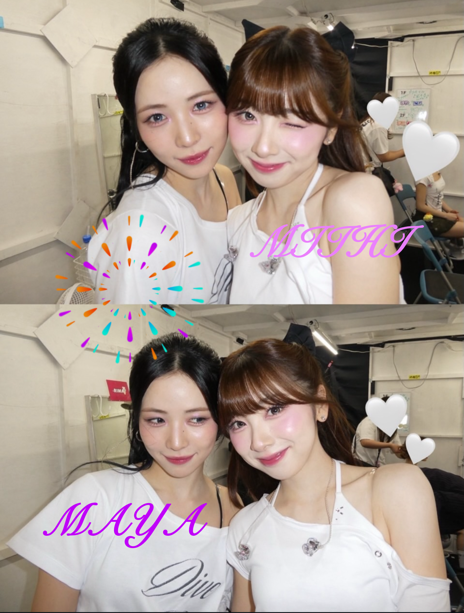 A moment captured by Miihi (NiziU)'s fan