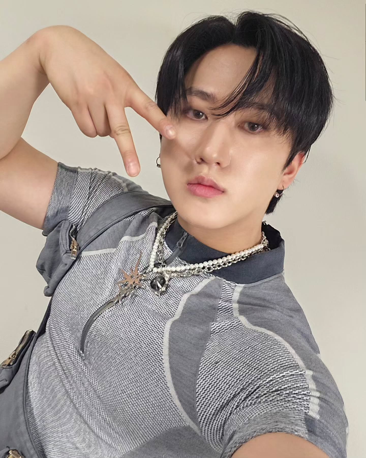 Recent activity shot of Changbin (Stray Kids)